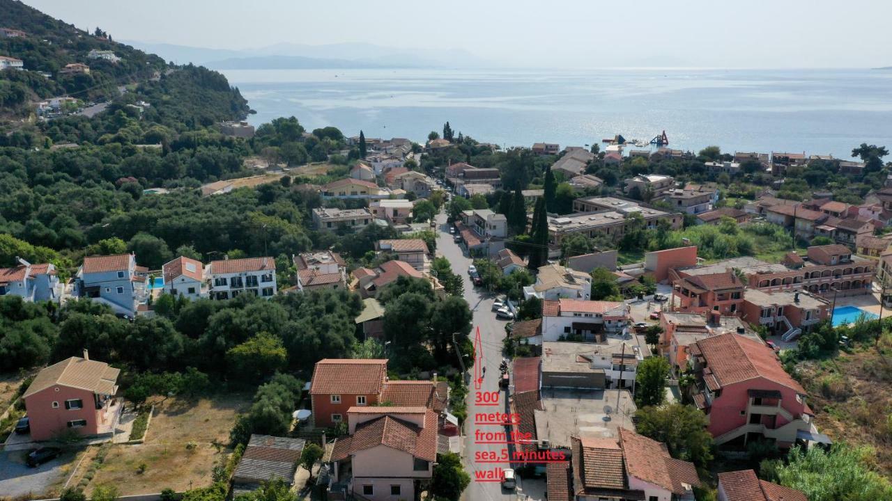 George'S Sweet N' Cozy Maisonette In Ipsos Corfu エクステリア 写真